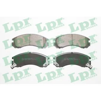 Jeu de 4 plaquettes de frein avant LPR 05P578