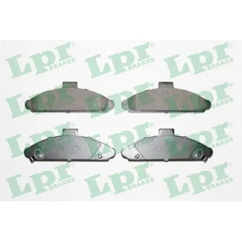 Jeu de 4 plaquettes de frein avant LPR 05P579