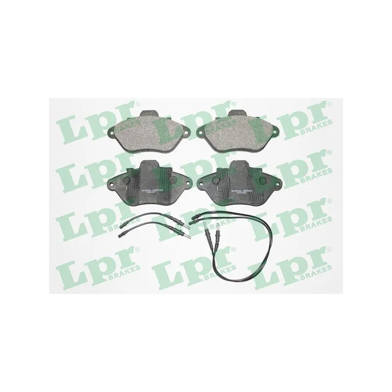 Jeu de 4 plaquettes de frein avant LPR 05P583
