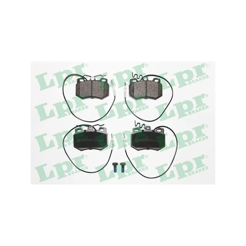 Jeu de 4 plaquettes de frein avant LPR 05P585