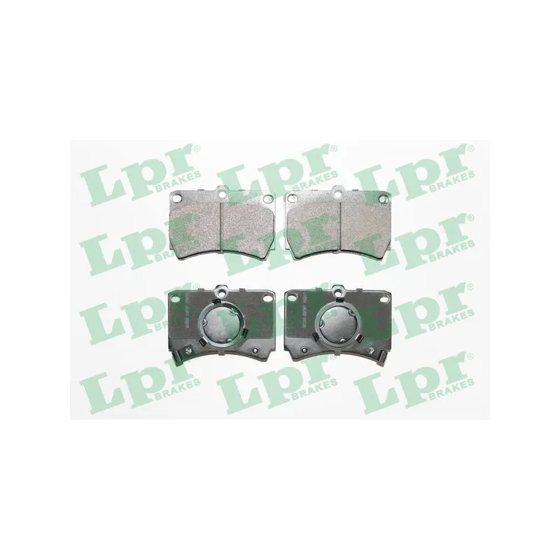 Jeu de 4 plaquettes de frein avant LPR 05P587