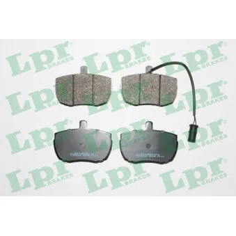 Jeu de 4 plaquettes de frein avant LPR 05P590