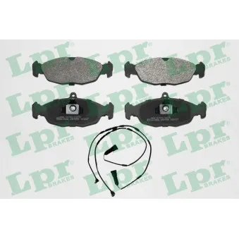 Jeu de 4 plaquettes de frein avant LPR 05P599A