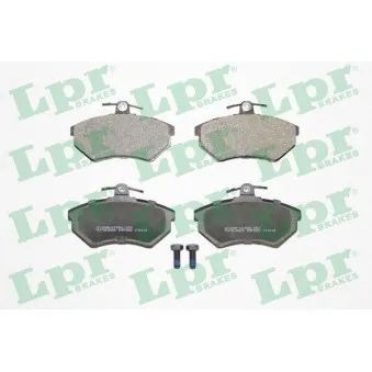 Jeu de 4 plaquettes de frein avant LPR 05P600