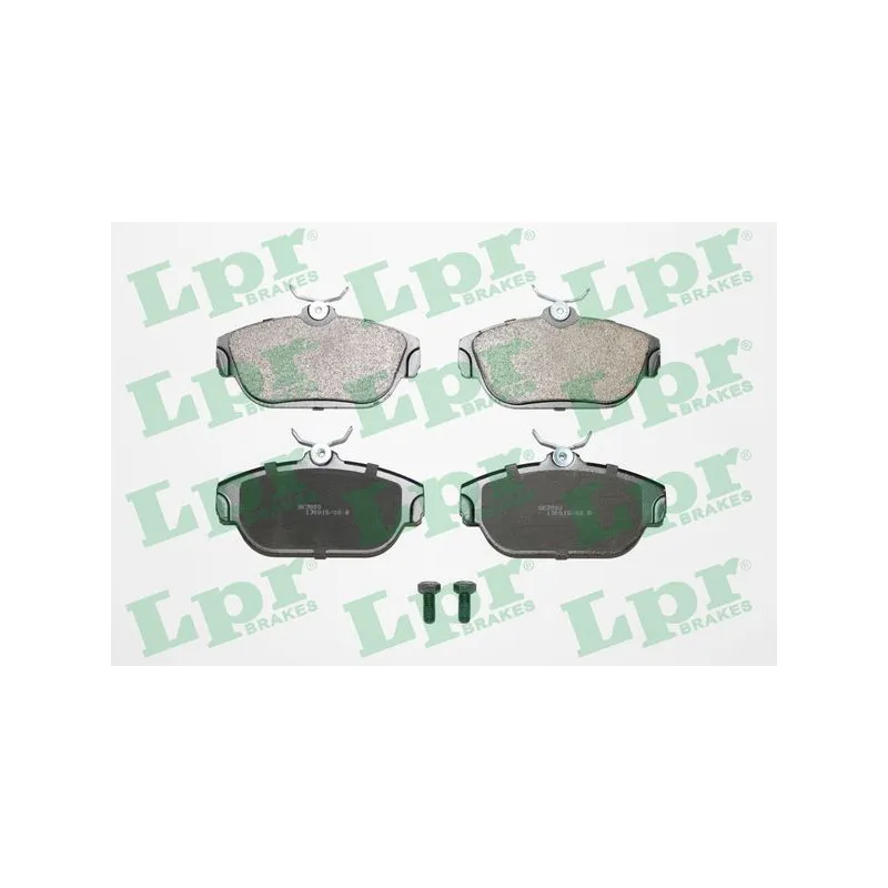 Jeu de 4 plaquettes de frein avant LPR 05P601