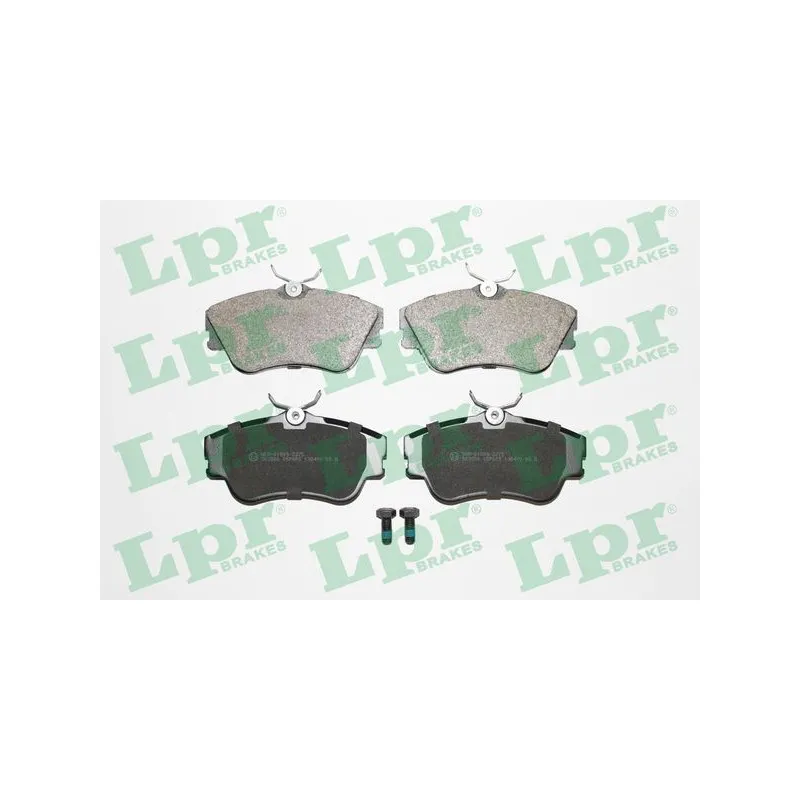 Jeu de 4 plaquettes de frein avant LPR 05P605