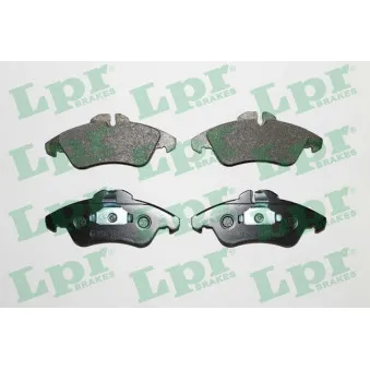 Jeu de 4 plaquettes de frein avant LPR 05P608