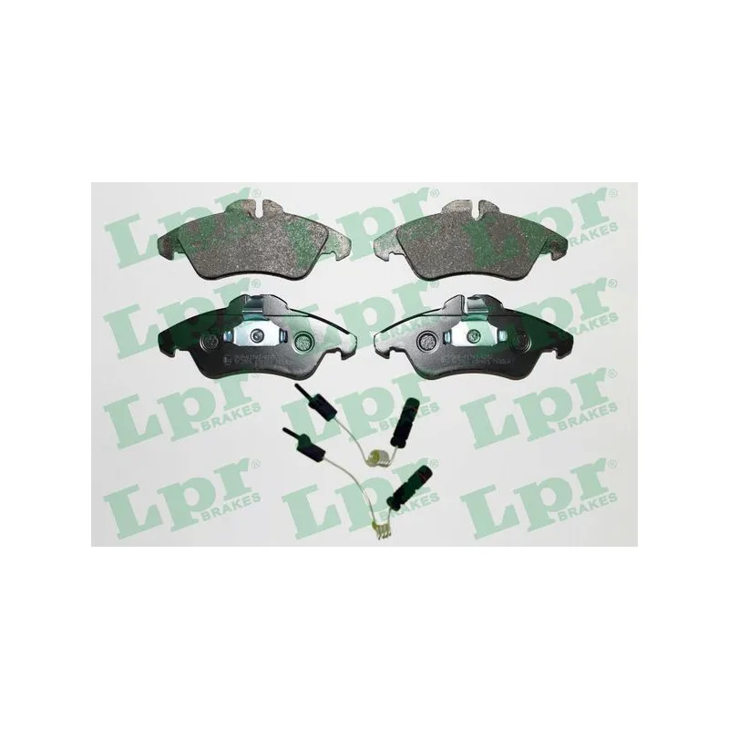 Jeu de 4 plaquettes de frein avant LPR 05P608A