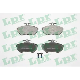 Jeu de 4 plaquettes de frein avant LPR 05P613