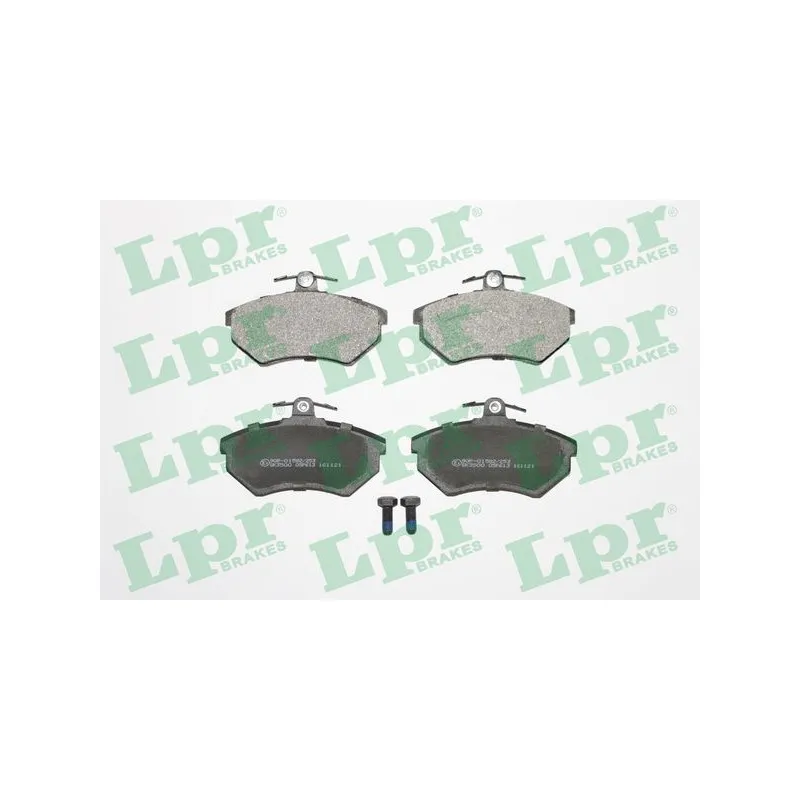 Jeu de 4 plaquettes de frein avant LPR 05P613