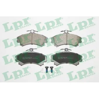 Jeu de 4 plaquettes de frein avant LPR 05P615