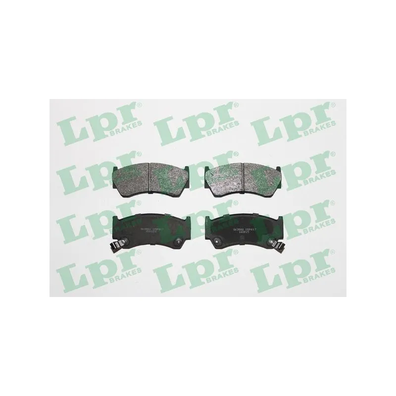 Jeu de 4 plaquettes de frein avant LPR 05P617