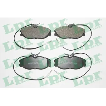 Jeu de 4 plaquettes de frein avant LPR 05P620