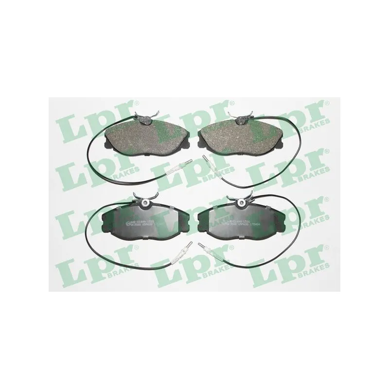 Jeu de 4 plaquettes de frein avant LPR 05P620