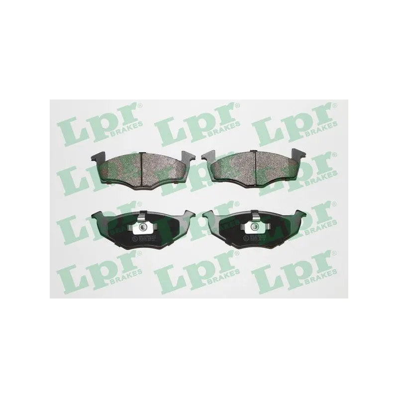 Jeu de 4 plaquettes de frein avant LPR 05P627