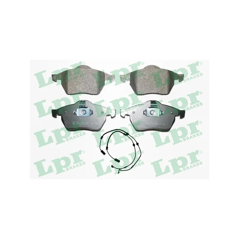 Jeu de 4 plaquettes de frein avant LPR 05P635A