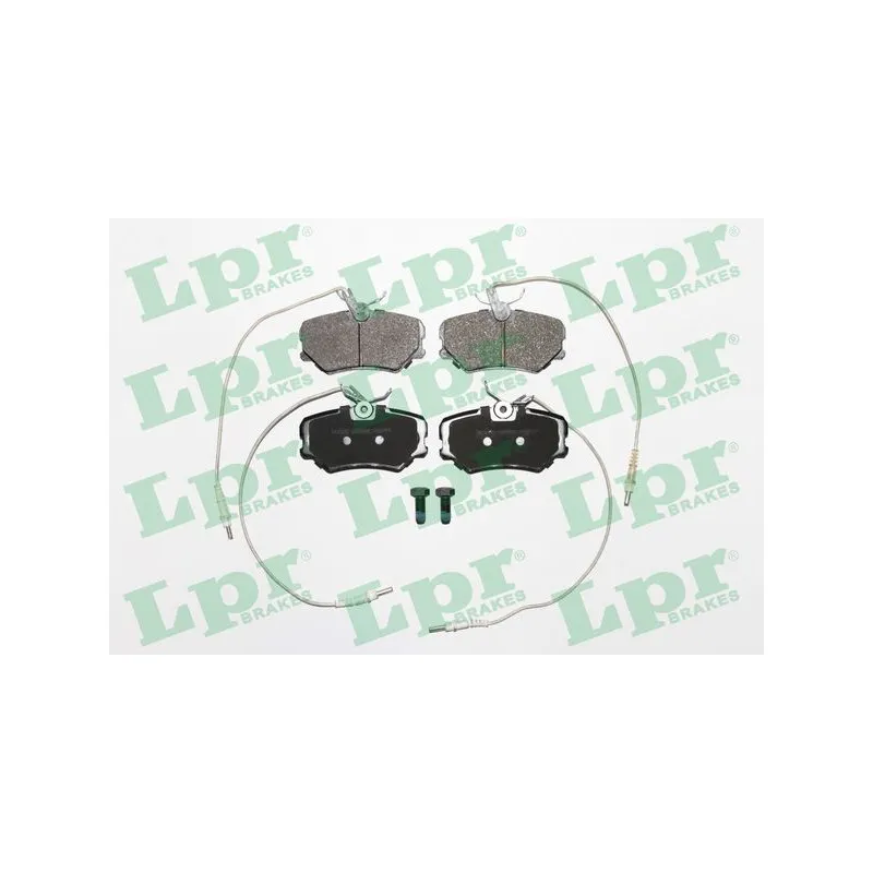 Jeu de 4 plaquettes de frein avant LPR 05P636