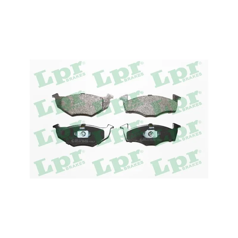 Jeu de 4 plaquettes de frein avant LPR 05P638