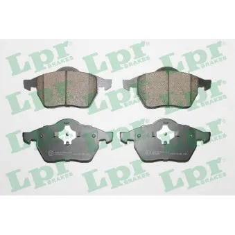 Jeu de 4 plaquettes de frein avant LPR 05P639