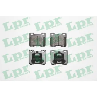 Jeu de 4 plaquettes de frein avant LPR 05P643