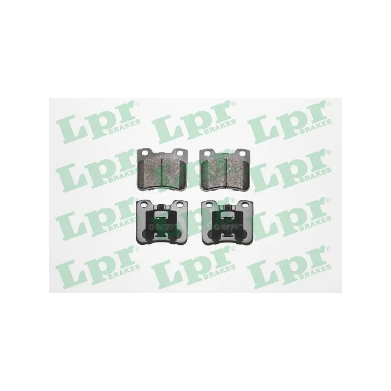 Jeu de 4 plaquettes de frein avant LPR 05P643
