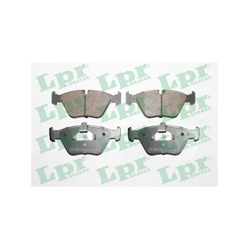 Jeu de 4 plaquettes de frein avant LPR 05P649