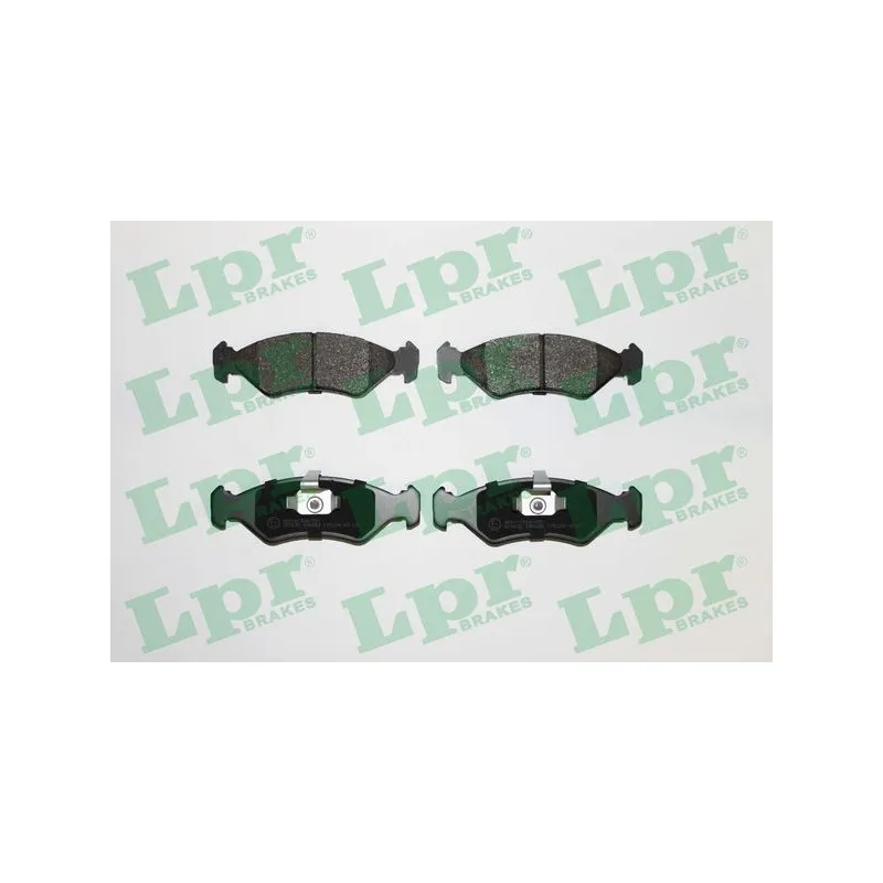 Jeu de 4 plaquettes de frein avant LPR 05P655