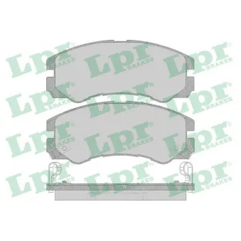 Jeu de 4 plaquettes de frein avant LPR 05P658