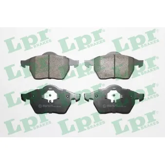 Jeu de 4 plaquettes de frein avant LPR 05P669