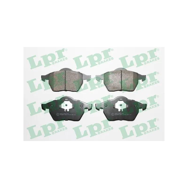 Jeu de 4 plaquettes de frein avant LPR 05P669