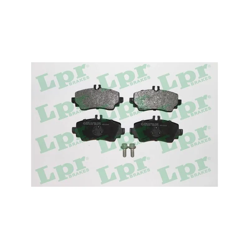 Jeu de 4 plaquettes de frein avant LPR 05P670