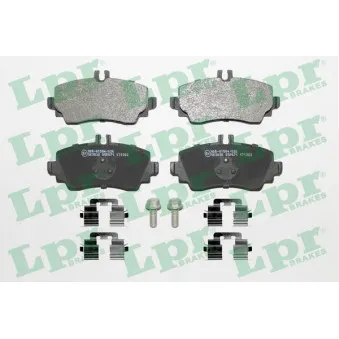 Jeu de 4 plaquettes de frein avant LPR 05P671K