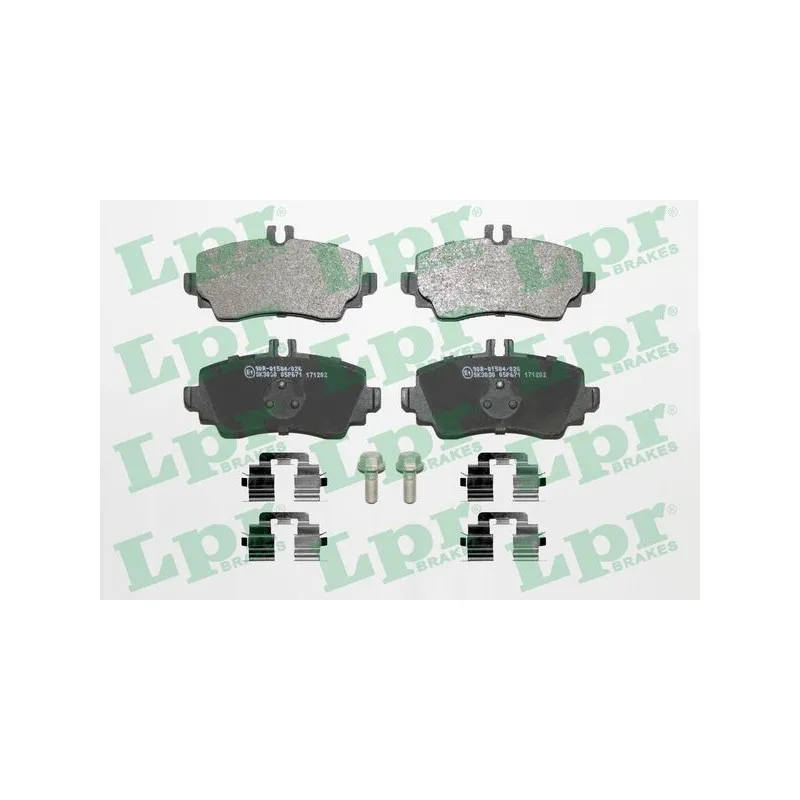 Jeu de 4 plaquettes de frein avant LPR 05P671K