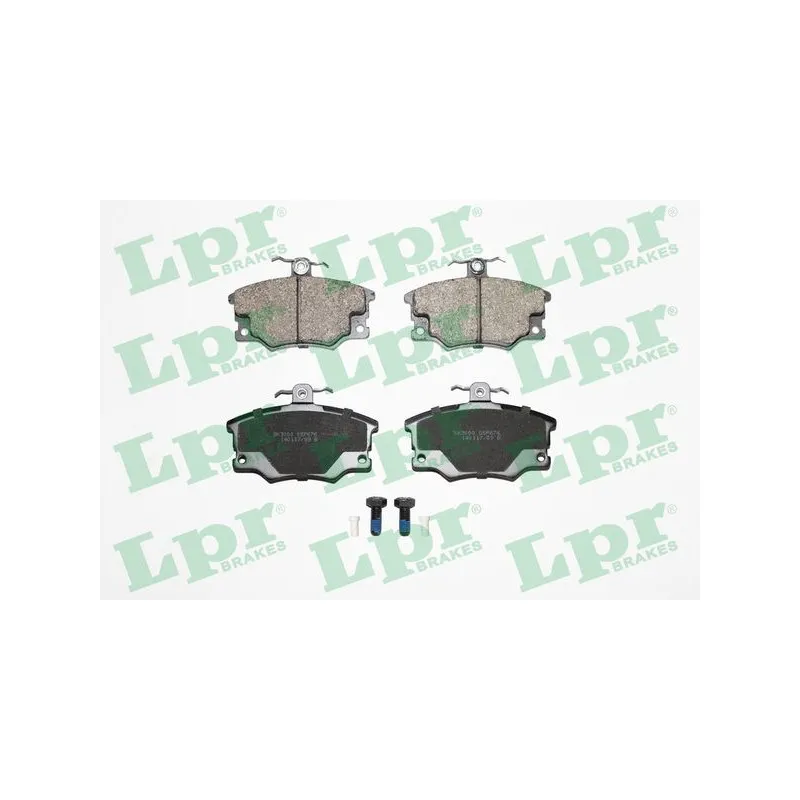 Jeu de 4 plaquettes de frein avant LPR 05P676