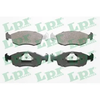 Jeu de 4 plaquettes de frein avant LPR 05P678