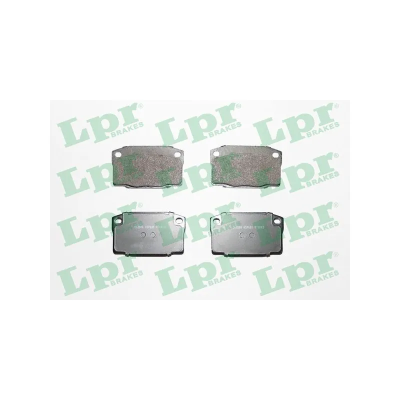 Jeu de 4 plaquettes de frein avant LPR 05P681