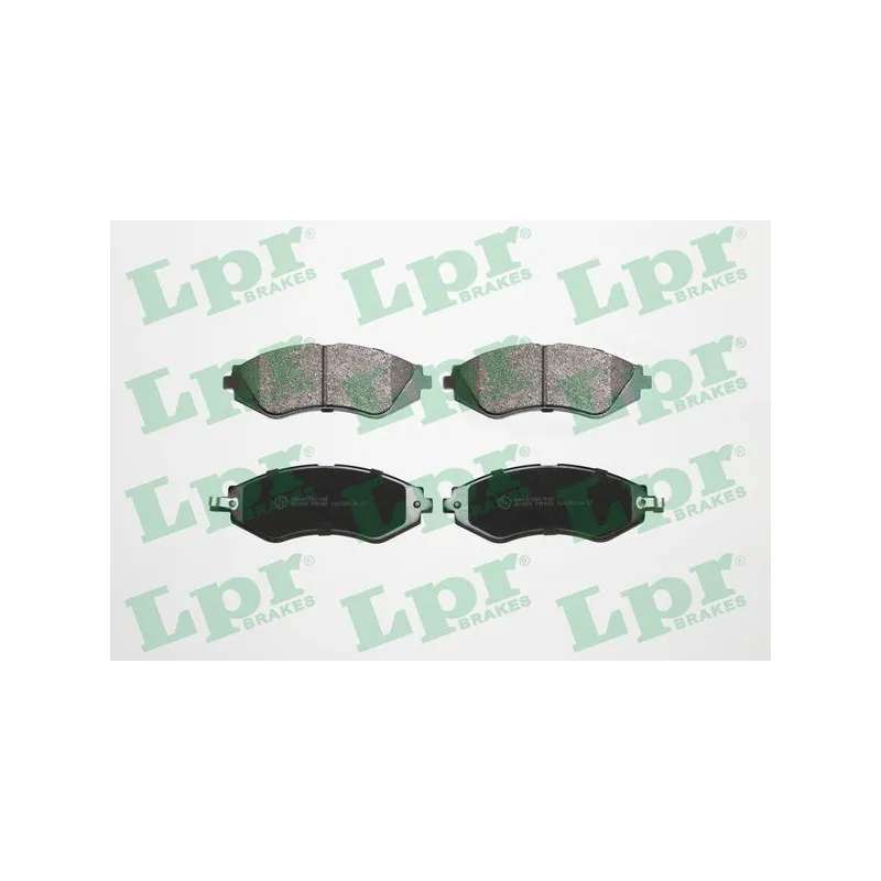 Jeu de 4 plaquettes de frein avant LPR 05P682