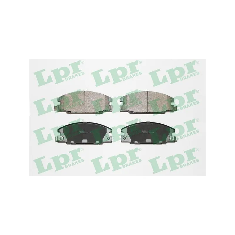 Jeu de 4 plaquettes de frein avant LPR 05P685