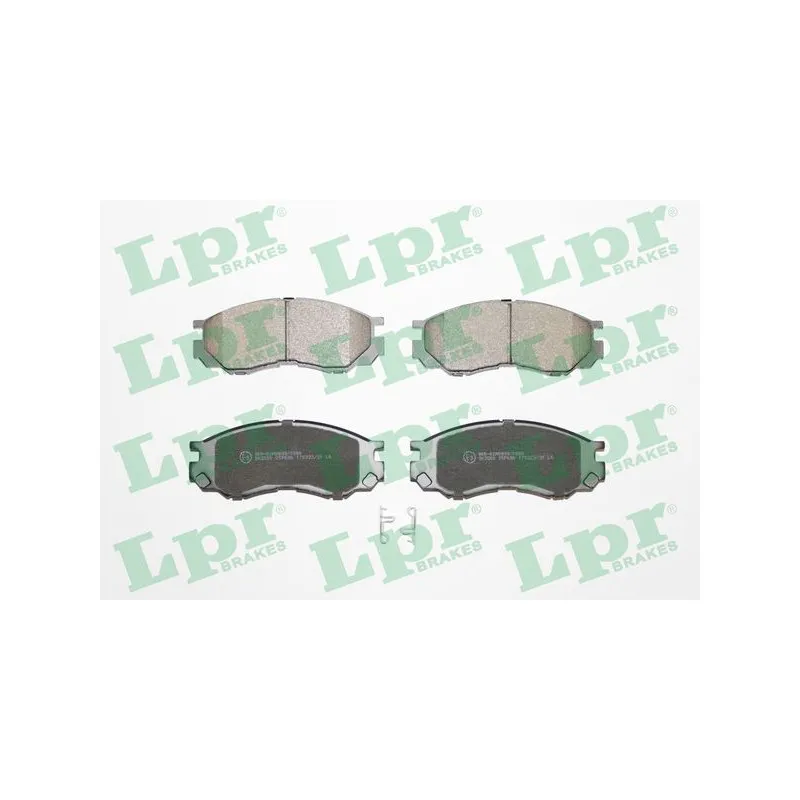 Jeu de 4 plaquettes de frein avant LPR 05P686