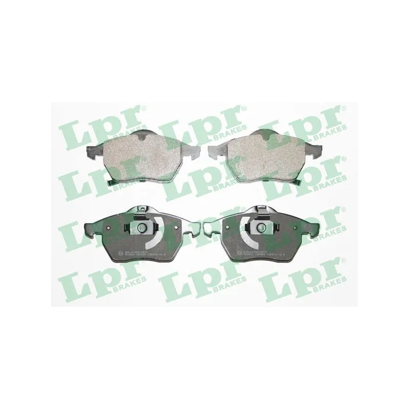 Jeu de 4 plaquettes de frein avant LPR 05P689