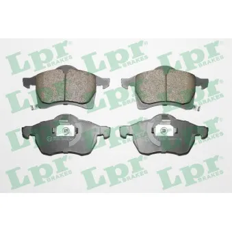 Jeu de 4 plaquettes de frein avant LPR 05P690