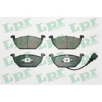 Jeu de 4 plaquettes de frein avant LPR 05P692