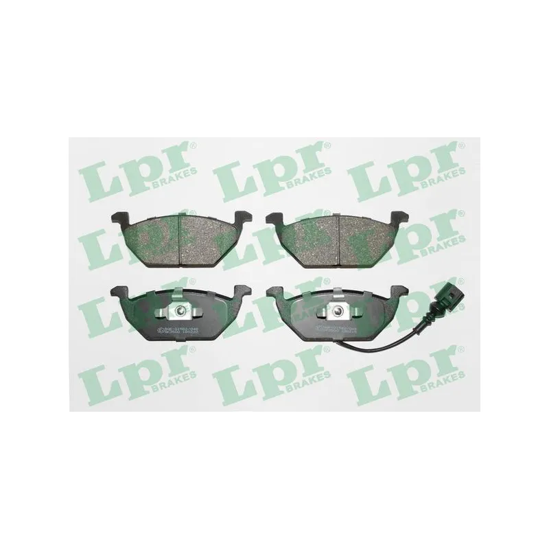 Jeu de 4 plaquettes de frein avant LPR 05P692