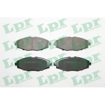 Jeu de 4 plaquettes de frein avant LPR 05P693