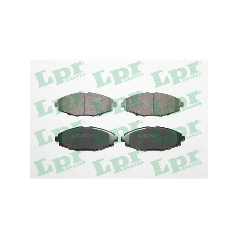 Jeu de 4 plaquettes de frein avant LPR 05P693