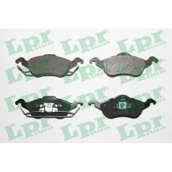 Jeu de 4 plaquettes de frein avant LPR 05P696