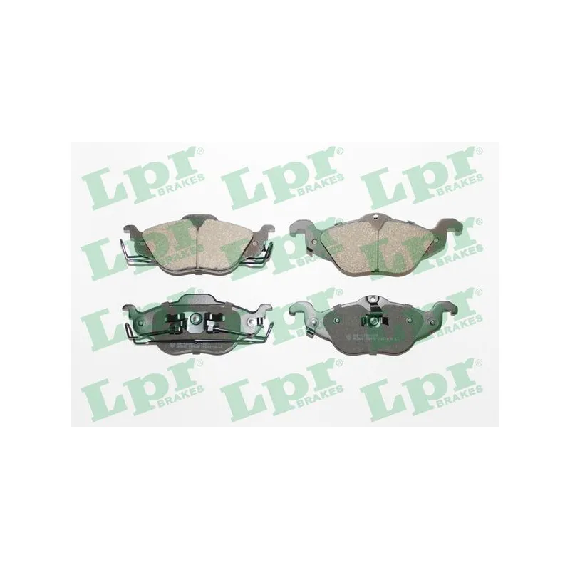 Jeu de 4 plaquettes de frein avant LPR 05P698