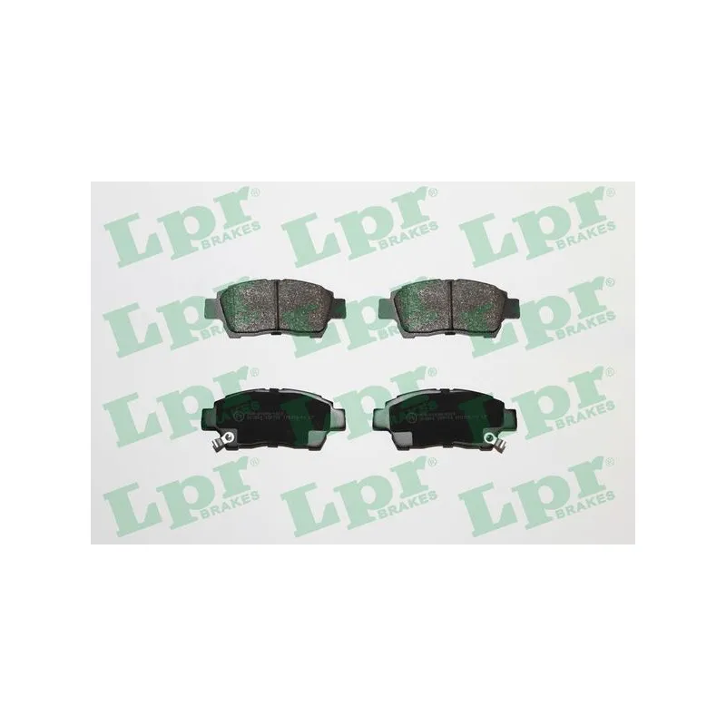 Jeu de 4 plaquettes de frein avant LPR 05P700