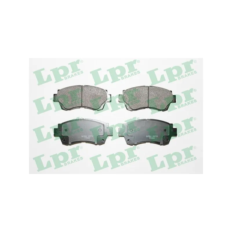 Jeu de 4 plaquettes de frein avant LPR 05P701
