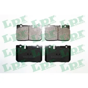 Jeu de 4 plaquettes de frein avant LPR 05P702